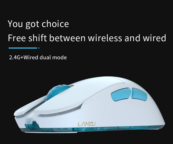 Lamzu Atlantis Mini - 49g Wireless Maus, wie Neu, Rücksender